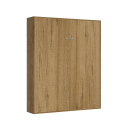 Folding double bed 160x190cm wardrobe wood Kentaro Oak Sale
