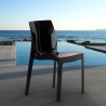 Stackable Polypropylene Kitchen and Bar Chairs Ice Grand Soleil On Sale
