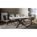Extending dining table 90x120-180cm modern design white Ganty Sale