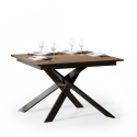 Modern extendable wooden dining table 90x120-180cm Ganty Oak Offers