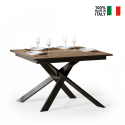 Modern extendable wooden dining table 90x120-180cm Ganty Oak On Sale