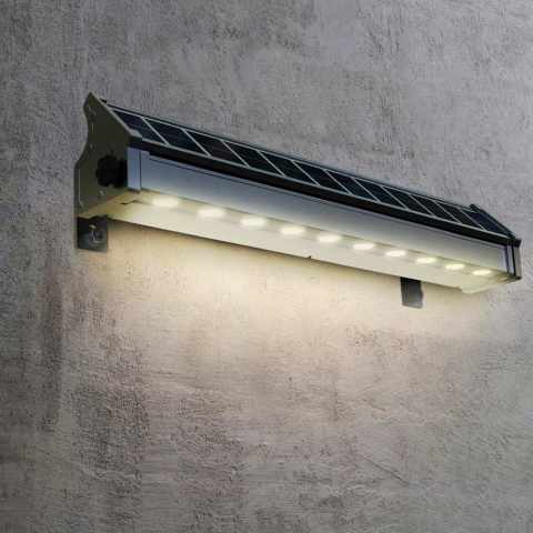 Solar Wall Lamp 200 LM Led Ultra Powerful with Internal Battery & Dusk Till Dawn Billboard Promotion