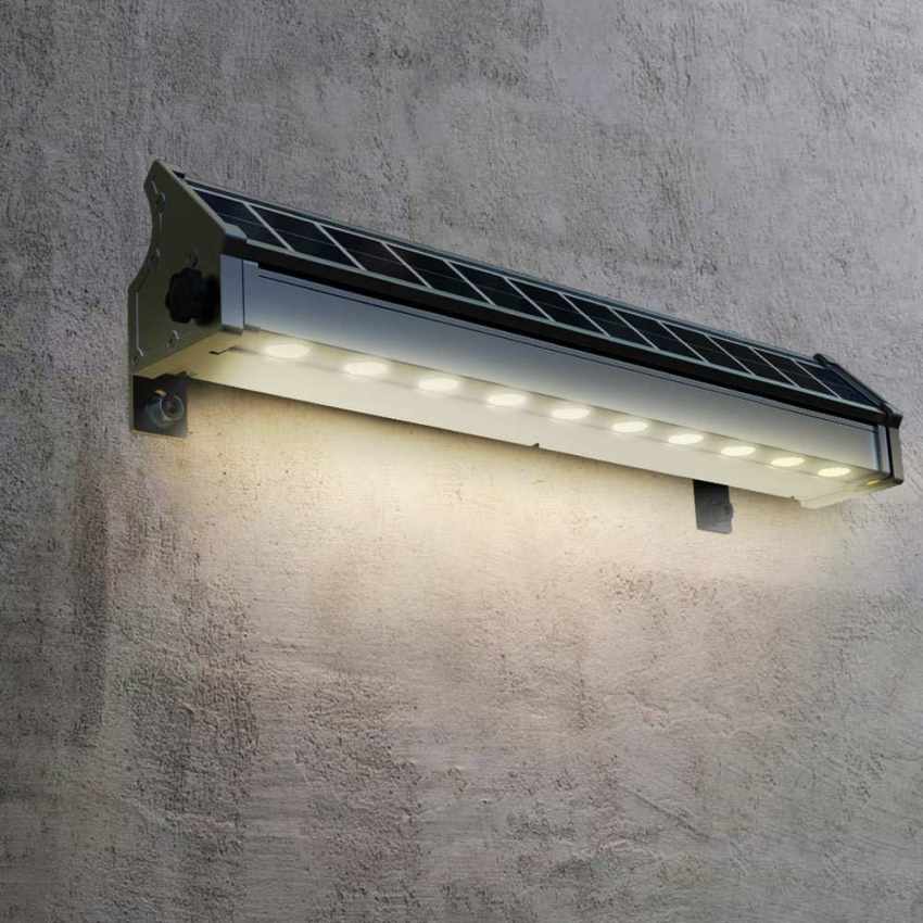 Solar Wall Lamp 200 LM Led Ultra Powerful with Internal Battery & Dusk Till Dawn Billboard Promotion