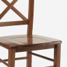 Classic Rustic Wooden Chair for Restaurant, Dining Room, Bar - Venezia Croce Catalog