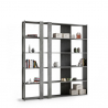 Kato C Concrete Modern Gray Wall Bookshelf 5 Shelves Home Office Offers