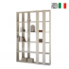 Modern Wall-Mounted Bookshelf, White, for Living Room or Office - Kato A Small On Sale