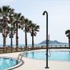 Garden and Pool Outdoor Shower with Design Steel Foot Washer Bosa Measures
