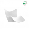 Cassiopea white design garden sun lounger pool lounger On Sale