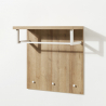 Coat Stand With Wooden Shelf Modern Design Keep Offers