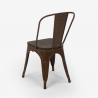 stock 20 pieces industrial chairs steel wood for kitchen and bar steel wood Discounts