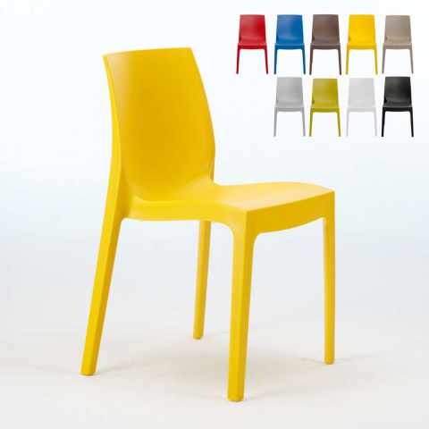Rome Grand Soleil Polypropylene Stackable Chair for Kitchen Bar Promotion