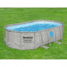 Bestway 56714 Oval Above Ground Pool With Swim Vista Porthole 427x250x100 cm Catalog