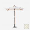 Wooden terrace garden umbrella central pole UV protection Ormond Offers