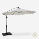 Garden umbrella with side pole arm 3x3 off-centre Lamai Offers