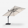 Garden umbrella with side pole arm 3x3 off-centre Waikiki Catalog