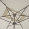 Terrace outdoor garden umbrella with central pole 3x2m Rios Flap Model
