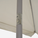 Terrace outdoor garden umbrella with central pole 3x2m Rios Flap Characteristics