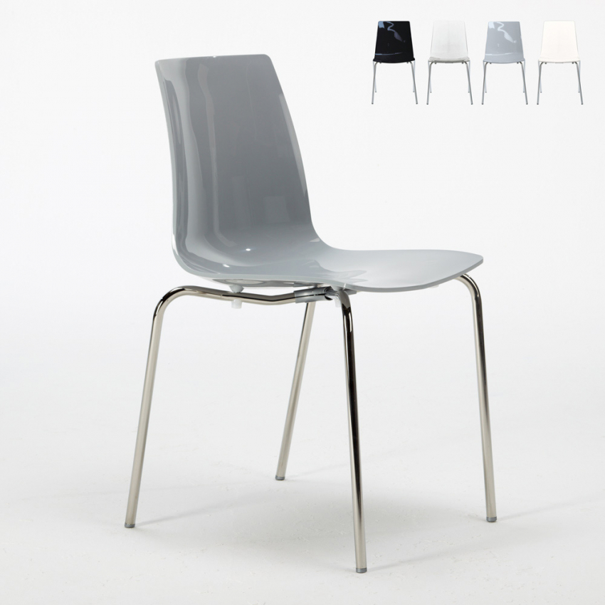 Lollipop Grand Soleil stackable steel-legged kitchen bar chairs Discounts