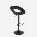 Chicago Black Edition Modern Swivel Adjustable Bar Stool for Kitchen Promotion