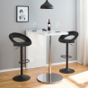 Chicago Black Edition Modern Swivel Adjustable Bar Stool for Kitchen On Sale