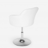 Swivel kitchen bar stool with adjustable armrests Ober Characteristics