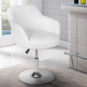 Swivel kitchen bar stool with adjustable armrests Ober Choice Of
