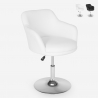 Swivel kitchen bar stool with adjustable armrests Ober Bulk Discounts