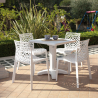 Grand Soleil Zavor square polypropylene coffee table outdoor bar 70x70 Catalog