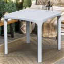 Poly rattan outdoor bar table 80x80 Grand Soleil Olè Discounts