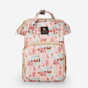 Ready Multifunctional Diaper Bag for Moms with Bottle Holder Pockets On Sale