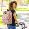 Ready Multifunctional Diaper Bag for Moms with Bottle Holder Pockets Measures