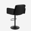 Swivel bar stool with armrests Oakland Kitchen Black Edition Sale