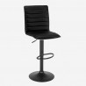 Swivel bar stool modern design kitchen peninsula Detroit Black Edition Promotion