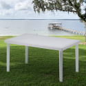 Poly rattan rectangular table 150x90 Grand Soleil Boheme Measures