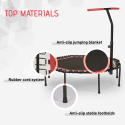 Fitness trampoline with adjustable dumbbell cross training Panther Model