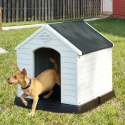 Kennel house for small dogs in plastic garden Coco On Sale