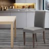 Wood Chair Upholstered Design henriksdal Kitchen Dining Comfort 