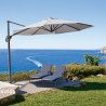 Paradise 3 m Octagonal Cantilever Garden Parasol with Base Included On Sale