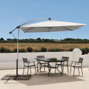 Shadow 2.5M Square Side Arm Parasol For Patio & Garden On Sale