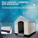 Kennel garden house for medium-sized dogs in plastic Ruby Bulk Discounts