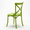 Polypropylene Design Chair Vintage Style for Home Interiors Restaurants Cross Sale