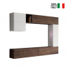 Modern White Wood Floating TV Wall Unit for Living Room A15 On Sale