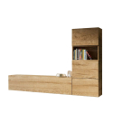 Modern Design Living Room Wall Unit with TV Stand, 3 Wooden Cabinets A09 Offers