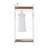 Clothes hanger open white metal entrance room Otto Light On Sale