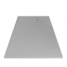 Resin modern shower tray 140x80 with flush floor mounting Stone 