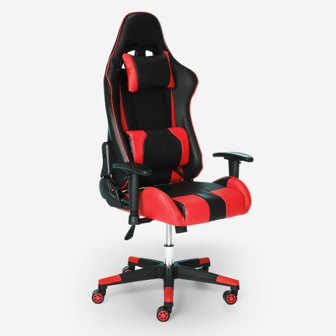 Gaming chair ergonomic cushions adjustable armrests Adelaide Fire Promotion