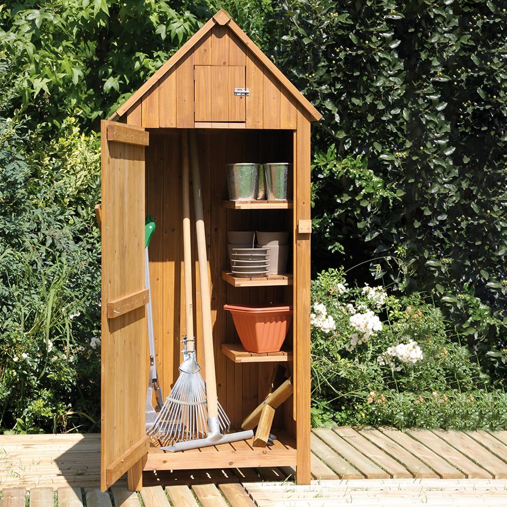 Utile 3 Outdoor Wooden Garden Storage Cabinet