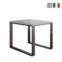 Extendable Dining Table 90x90-180cm White Tecno Libra On Sale