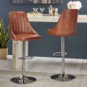 High bar stool with adjustable padded swivel kitchen peninsula Varadero On Sale