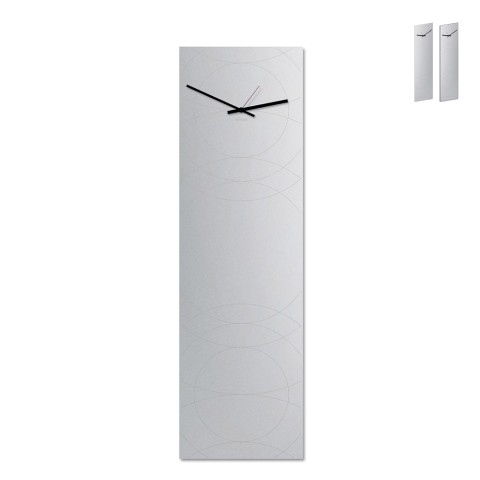 Modern vertical design wall mirror clock Narciso Promotion